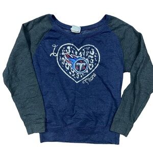 NFL Teams Apparel Tennessee Titans Football Long Sleeve SweatShirt Size XL